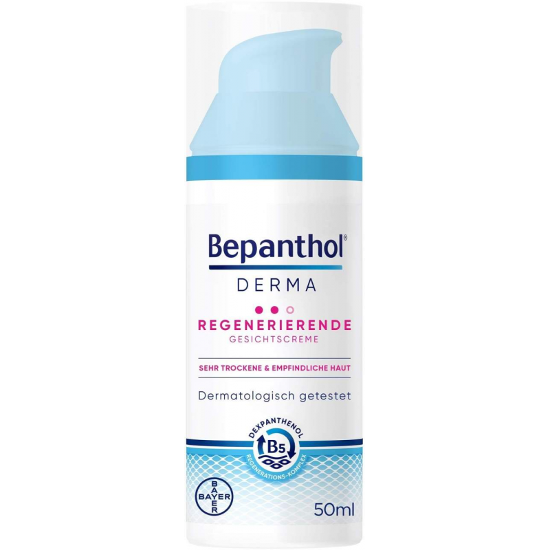 Bepanthol DERMA Regenerierende Gesichtscreme 50 ml Pumpflasche