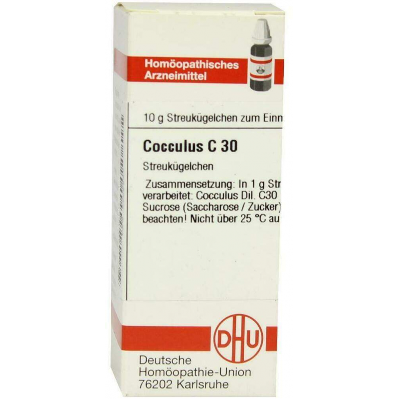 Dhu Cocculus C30 10 G Globuli