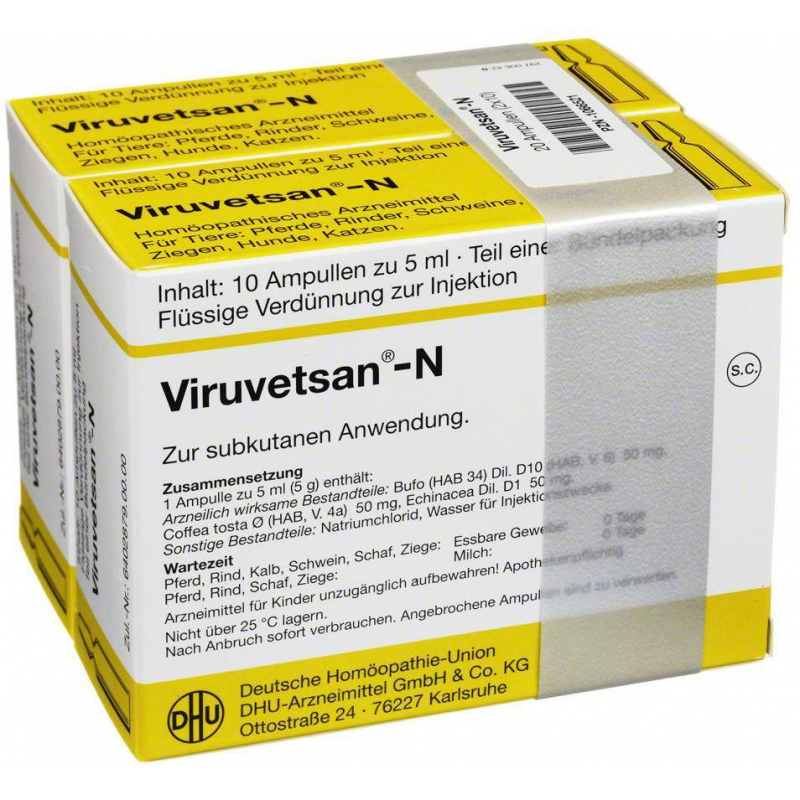 Dhu Viruvetsan N 2 X 10 X 5 ml Injektionslösung vet.