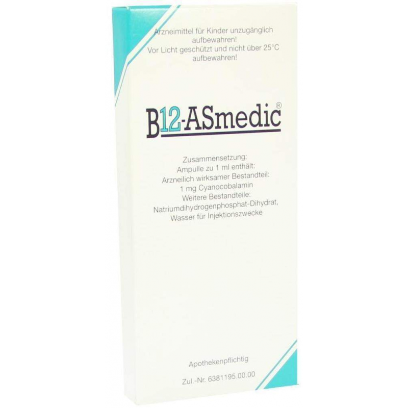 B12 Asmedic Ampullen 10 X 1 ml Ampullen