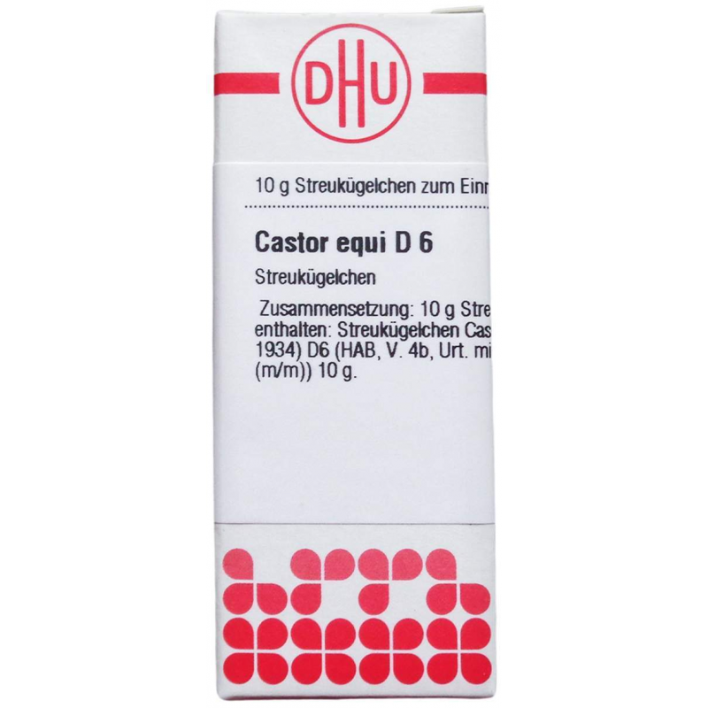 Dhu Castor Equi D6 Globuli 10 G