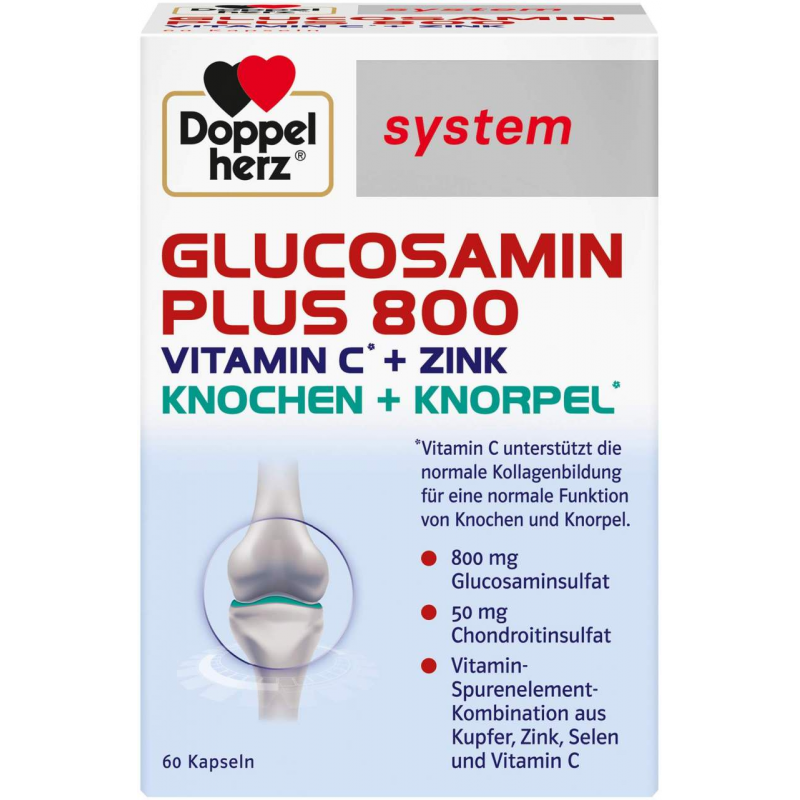 Doppelherz system Glucosamin plus 800 NA 60 Kapseln