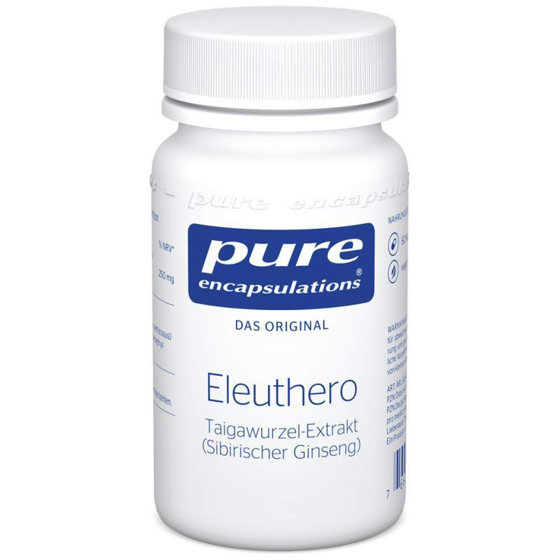 Pure Encapsulations Eleuthero 0,8 % 60 Kapseln