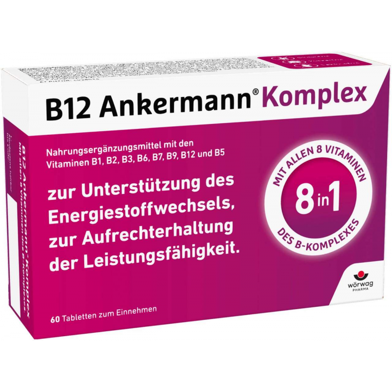 B12 Ankermann Komplex 500 µg 60 überzogene Tabletten