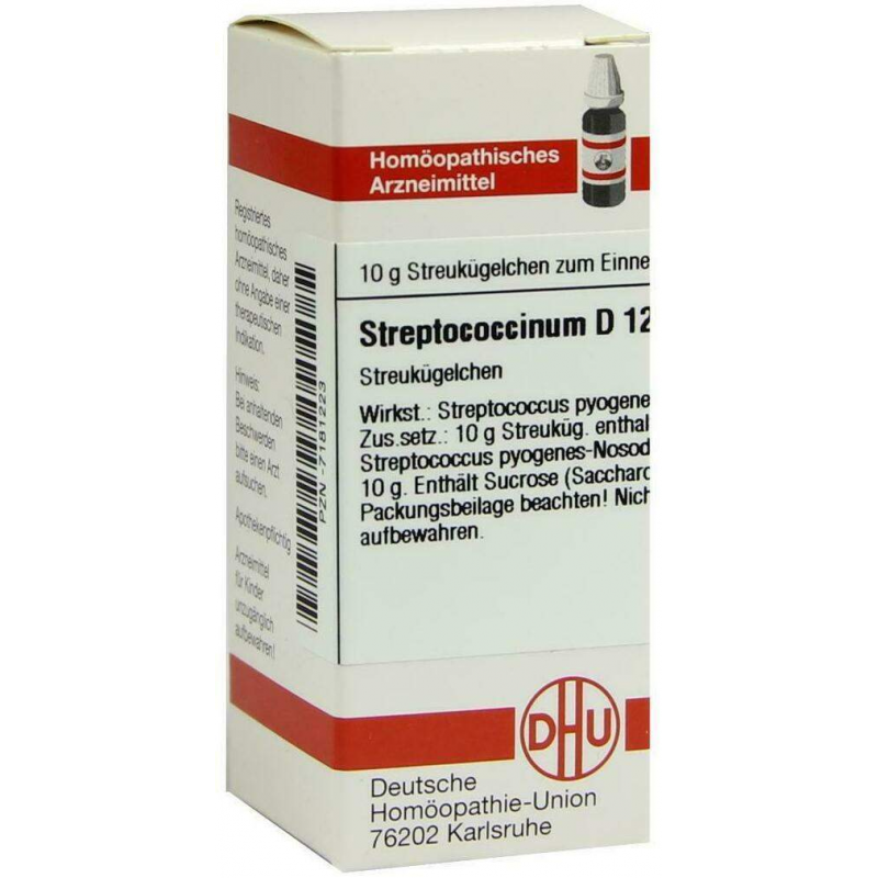 Dhu Streptococcinum D12 10 G Globuli