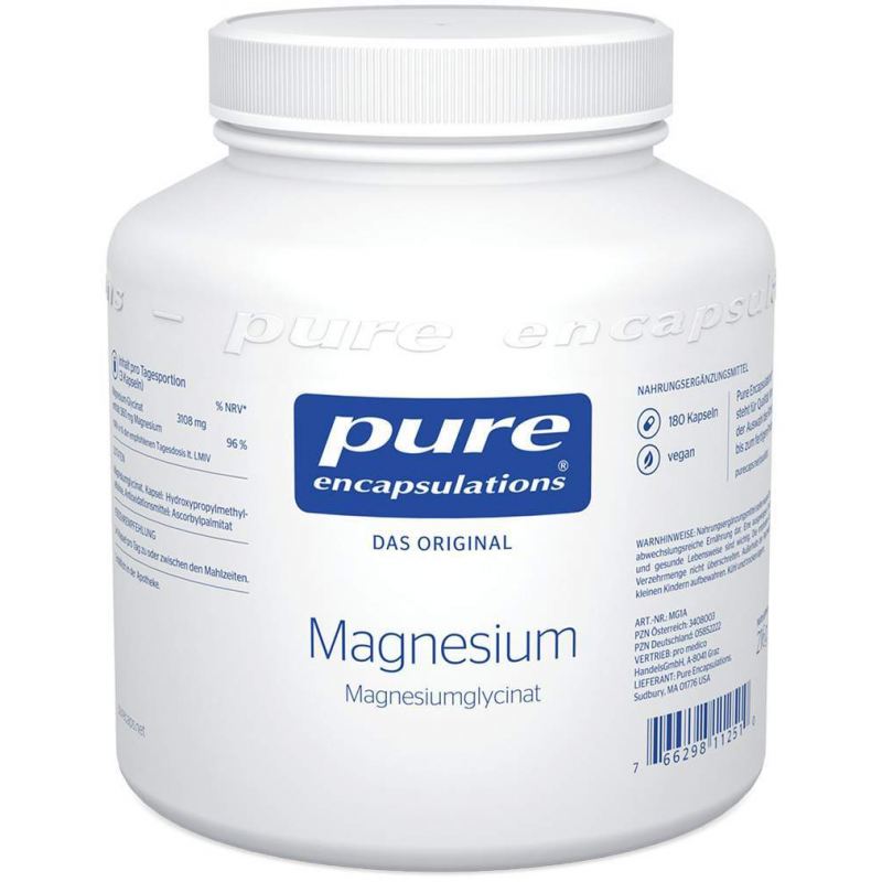 Pure Encapsulations Magnesiumglycinat 180 Kapseln