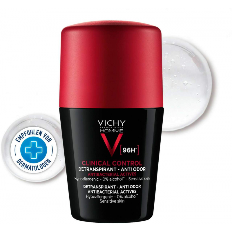 Vichy Homme Deo Clinical Control 96h Roll-On 50 ml