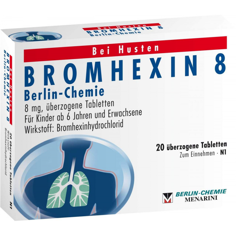 Bromhexin 8 Berlin Chemie 20 Dragees