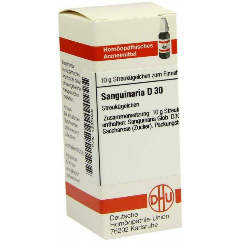 Dhu Sanguinaria D30 Globuli