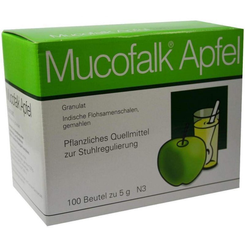 Mucofalk Apfel Granulat 100 Beutel