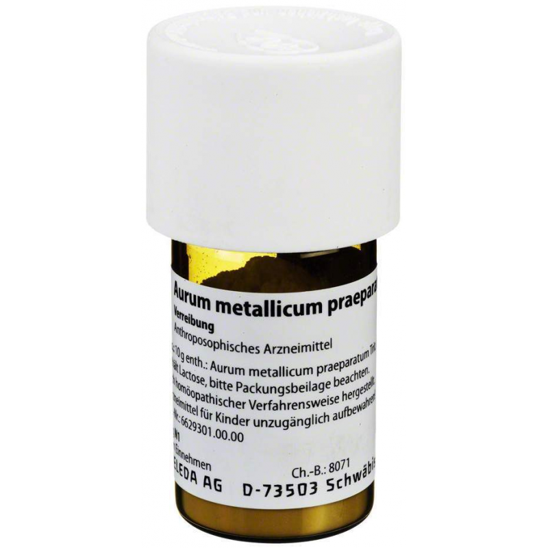 Weleda Aurum Metallicum Praeparatum D30 20 G Trituration