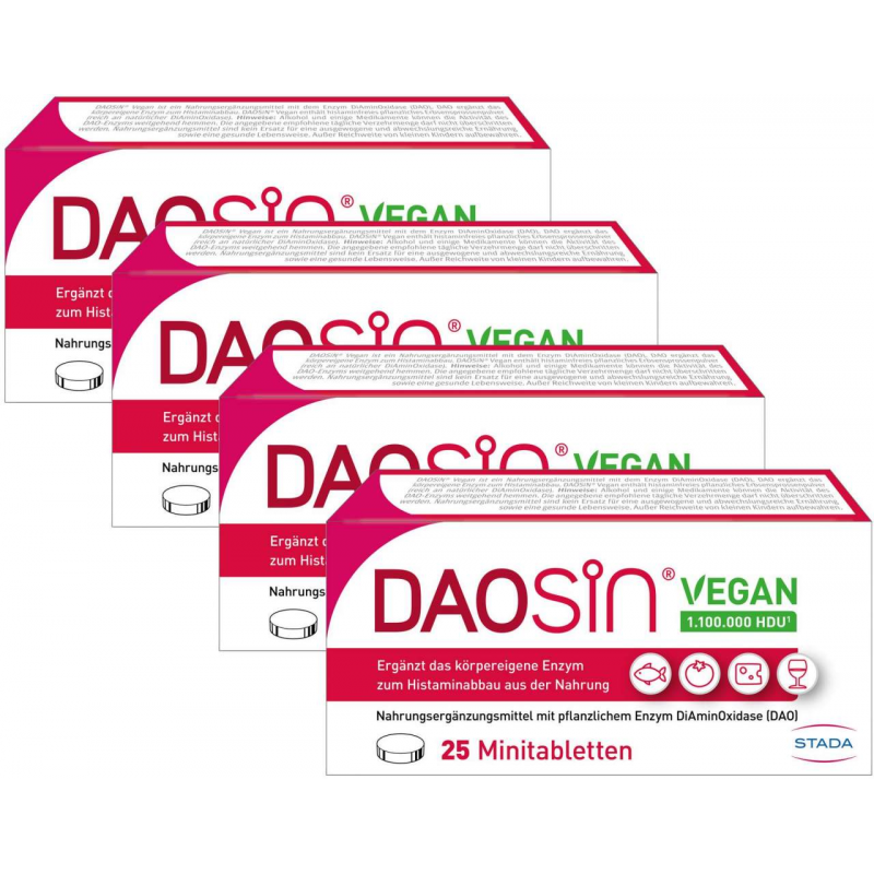 Daosin vegan 4 x 25 Tabletten