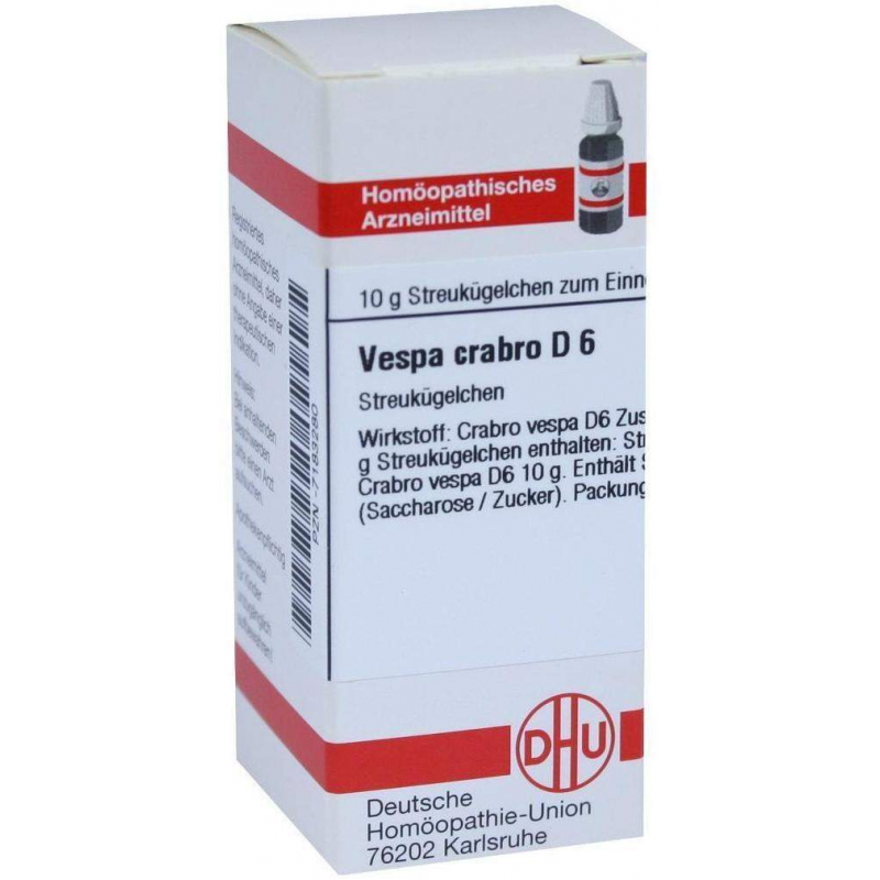 Dhu Vespa Crabro D6 10 G Globuli
