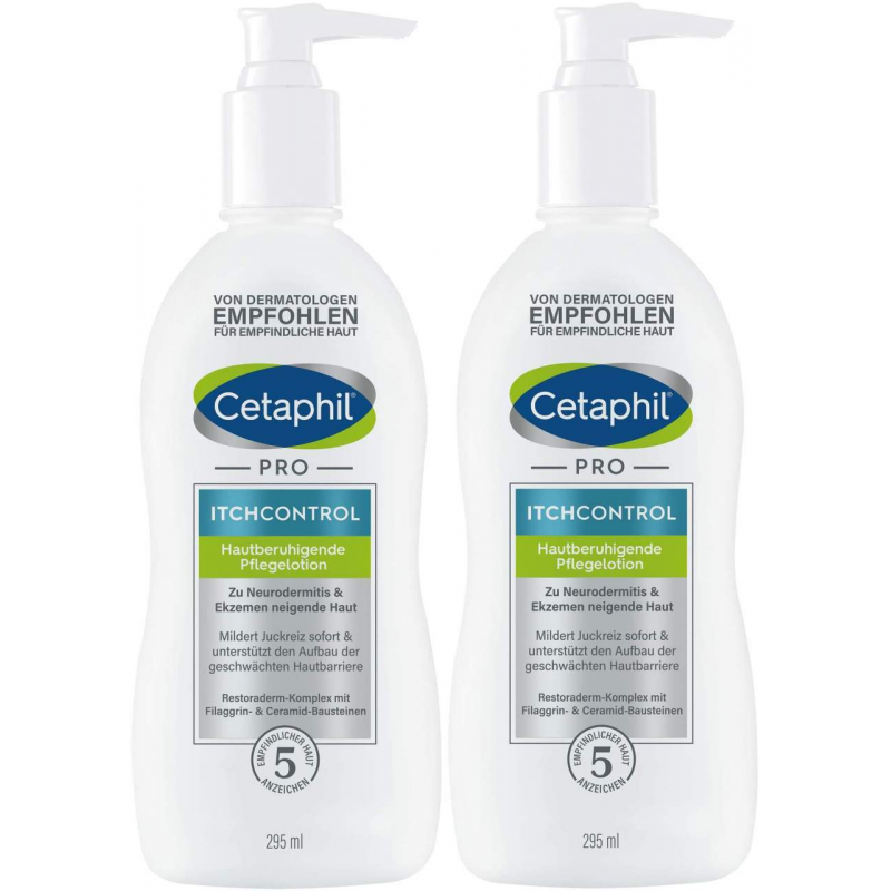 Cetaphil Pro Itch Control Pflegelotion 2 x 295 ml
