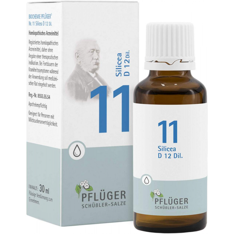 Biochemie Pflüger 11 Silicea D12 30 ml Tropfen