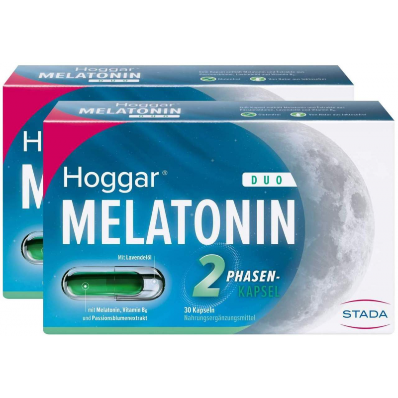 Hoggar Melatonin Duo 2 x 30 Kapseln