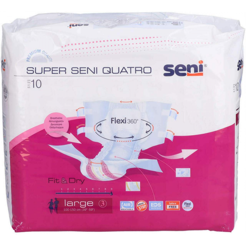 Super Seni Quatro Gr.3 Large Windelhosen