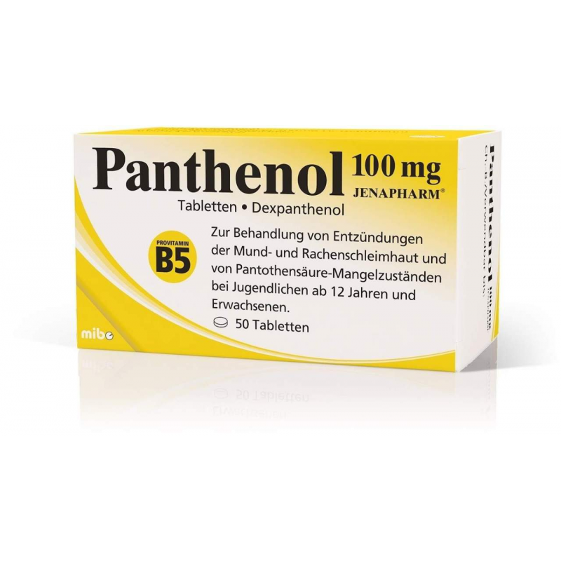 Panthenol 100 mg Jenapharm 50 Tabletten