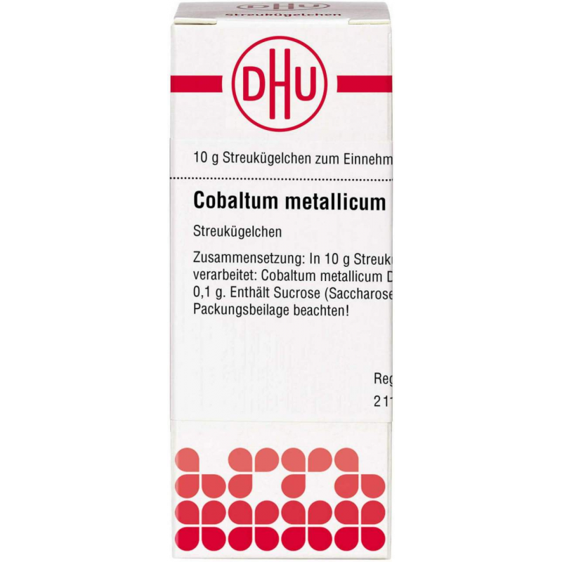 Dhu Cobaltum Metallicum D12 Globuli 10 G