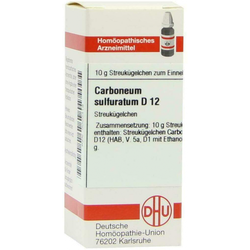 Dhu Carboneum Sulfuratum D12 Globuli