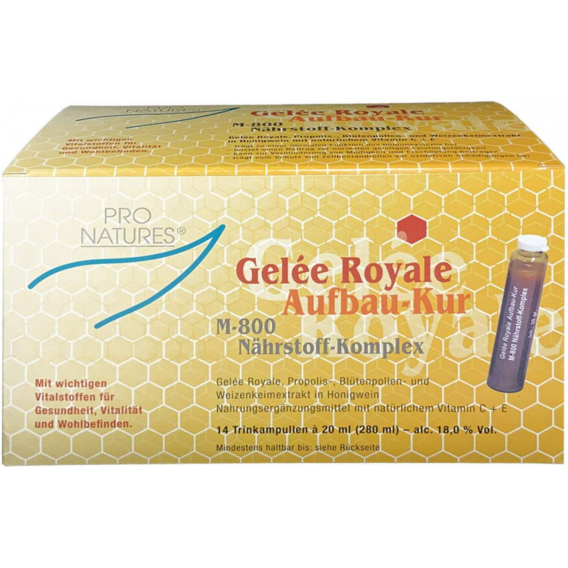Gelee Royal Aufbaukur M800 14 X 20 G Trinkampullen