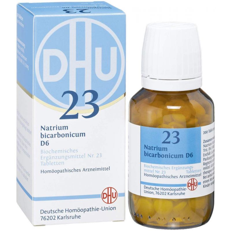 Biochemie Dhu 23 Natrium Bicarbonicum D6 200 Tabletten