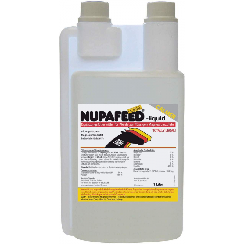Nupafeed Horse Liquid 1 Liter Ergänzungsfuttermittel für Pferde