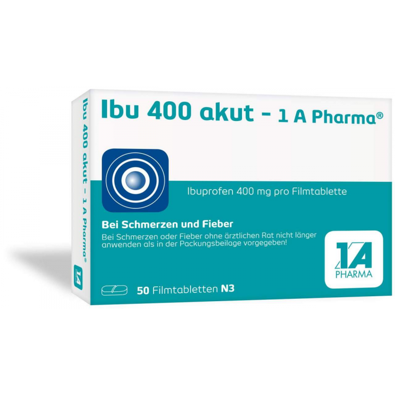 Ibu 400 akut 1A Pharma 50 Filmtabletten