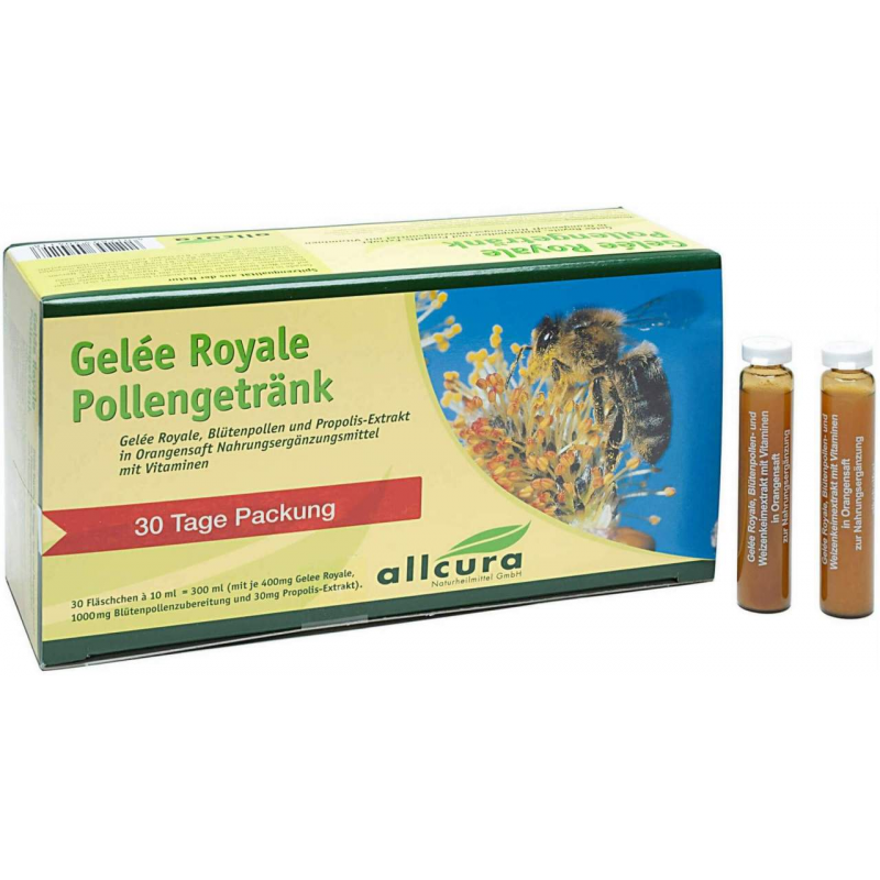 Gelee Royale Pollengetränk Trinkampullen 30 X 10 M