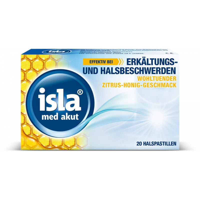 isla med akut Zitrus-Honig 20 Pastillen