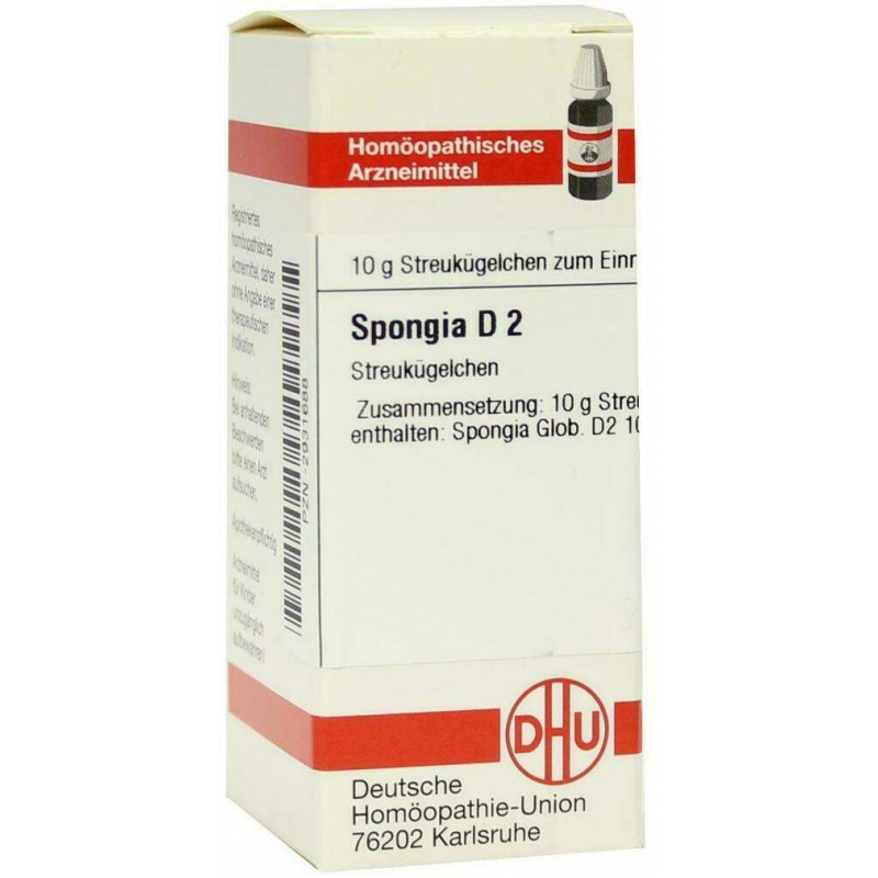 Dhu Spongia D2 10 G Globuli