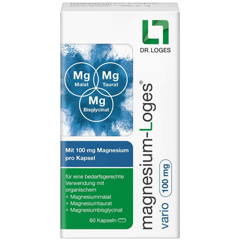 Magnesium-Loges Vario 100 mg 60 Kapseln