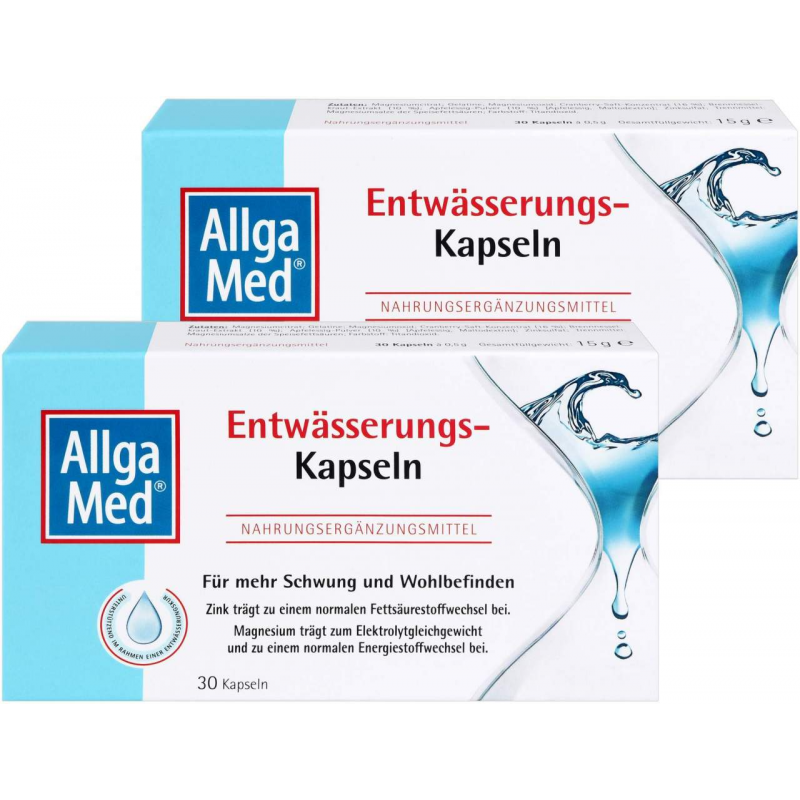 Allga Med Entwässerungs-Kapseln 2 x 30 Kapseln