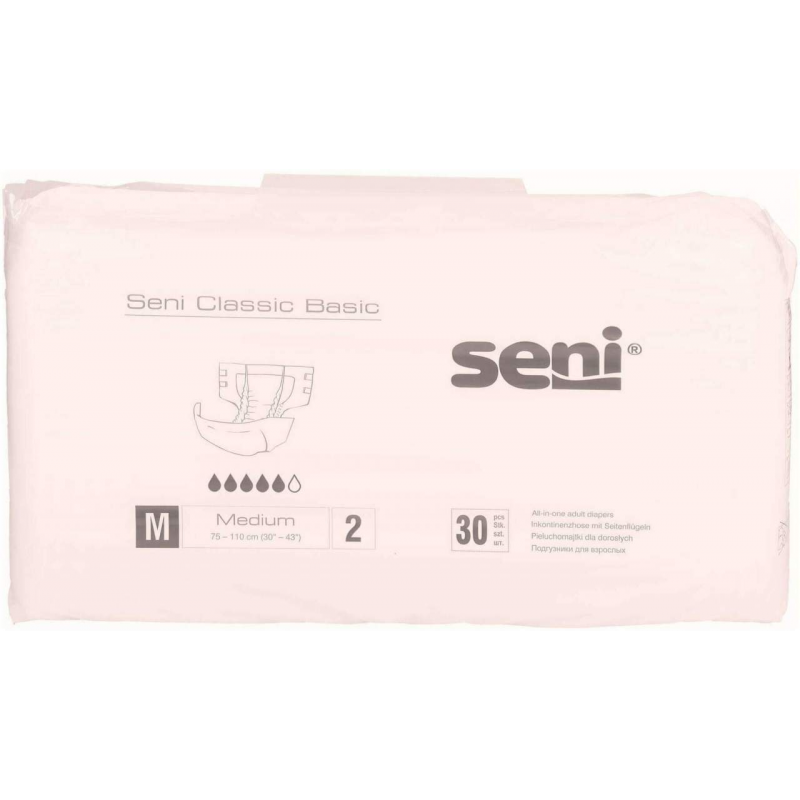 Seni Classic Basic Inkontinenzhose Gr.M 30 Stück