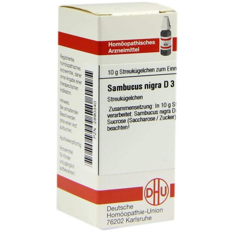 Dhu Sambucus Nigra D3 10 G Globuli