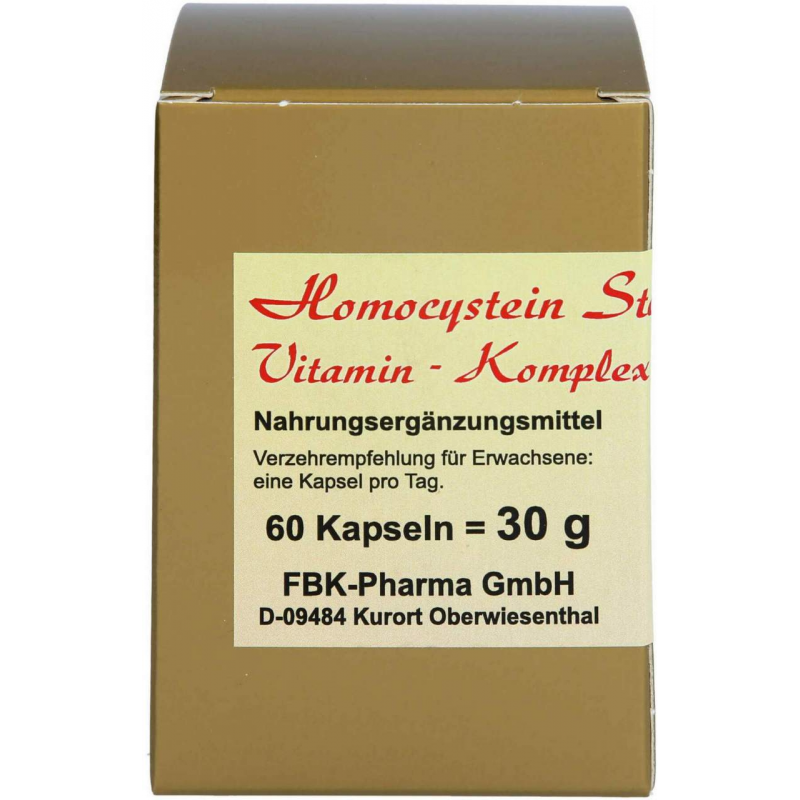 Homocysteinstoffwechsel-Vitamin-Komplex N Kapseln 60 Stück