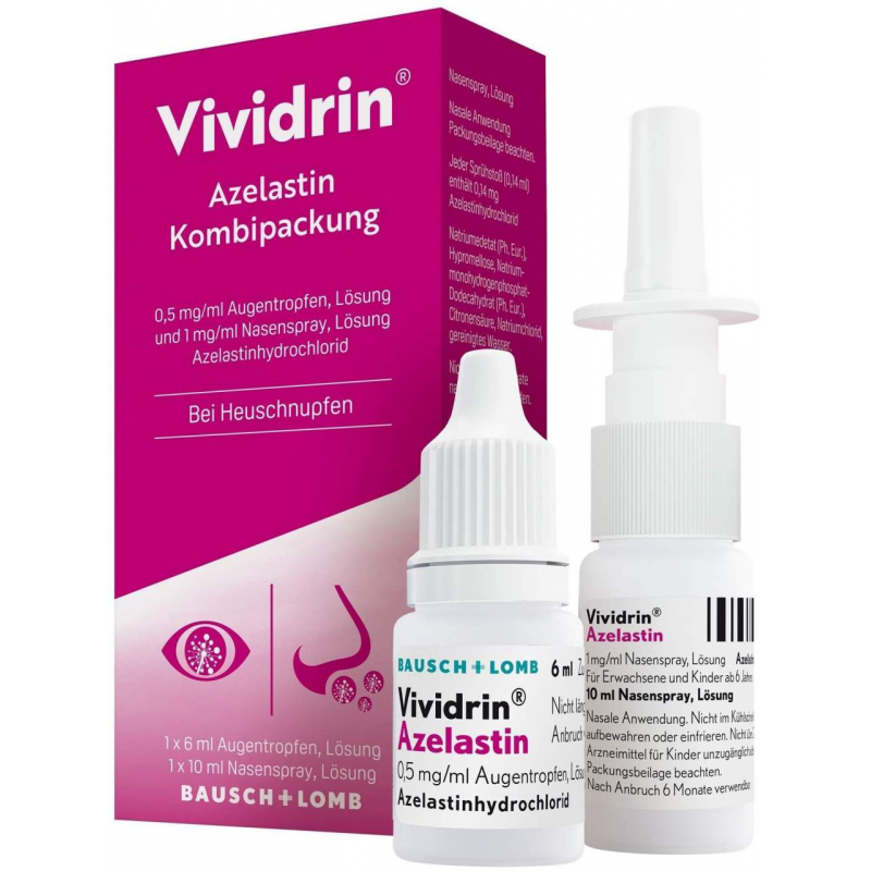 Vividrin Azelastin 1 Kombipackung