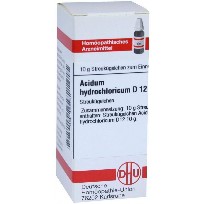 Dhu Acidum Hydrochloricum D 12 Globuli