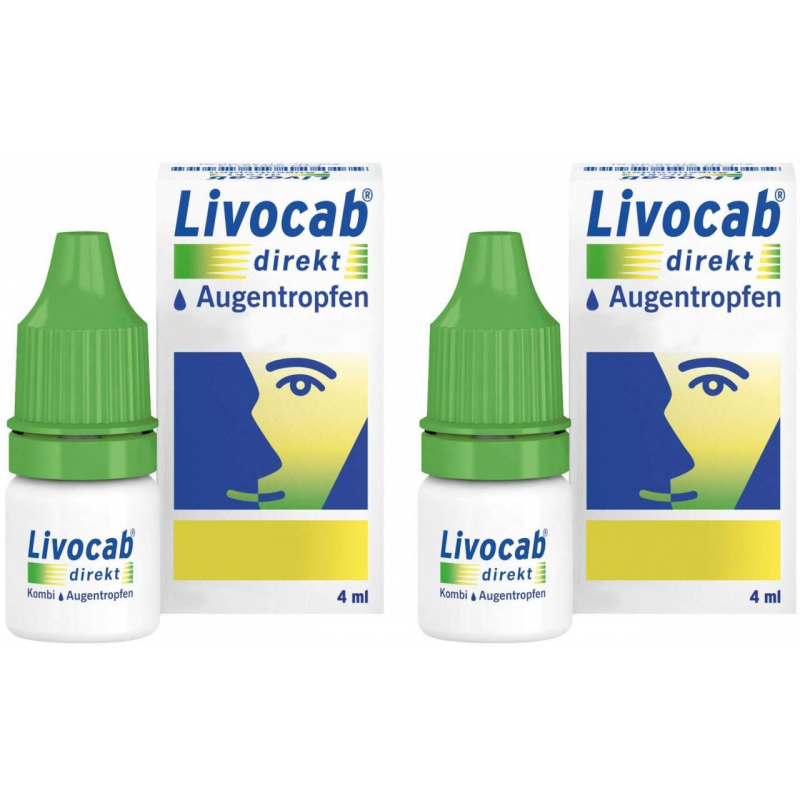 Livocab direkt 2 x 4 ml Augentropfen