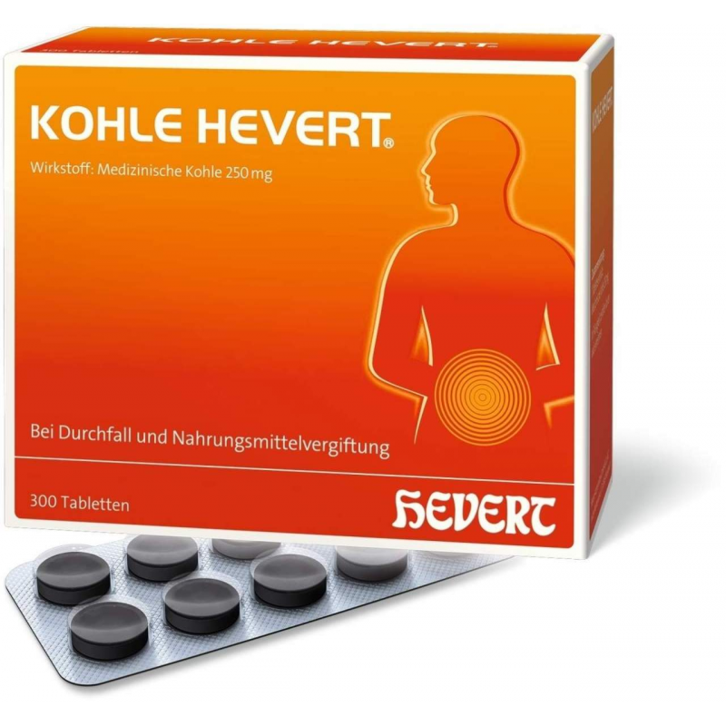 Kohle Hevert Tabletten 300 Stück
