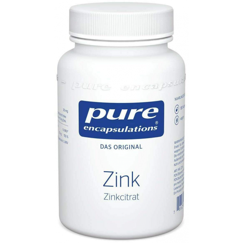 Pure Encapsulations Zink 180 Kapseln