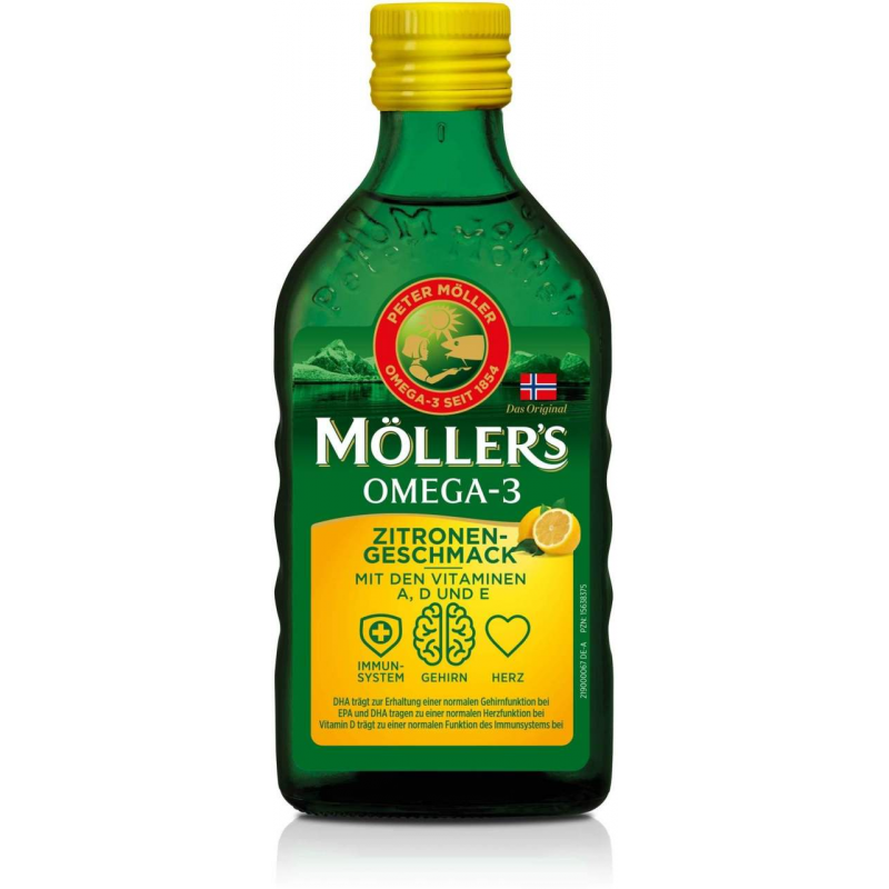 Möller s Omega-3 Zitronengeschmack Öl 250 ml