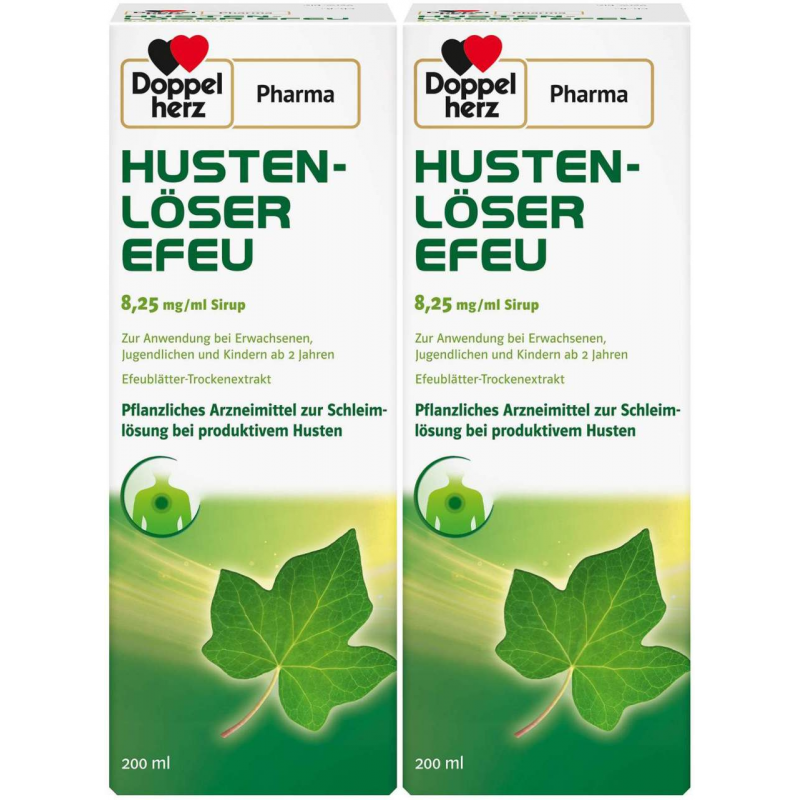 Hustenlöser Efeu 8,25 mg je ml 2 x 200 ml Sirup