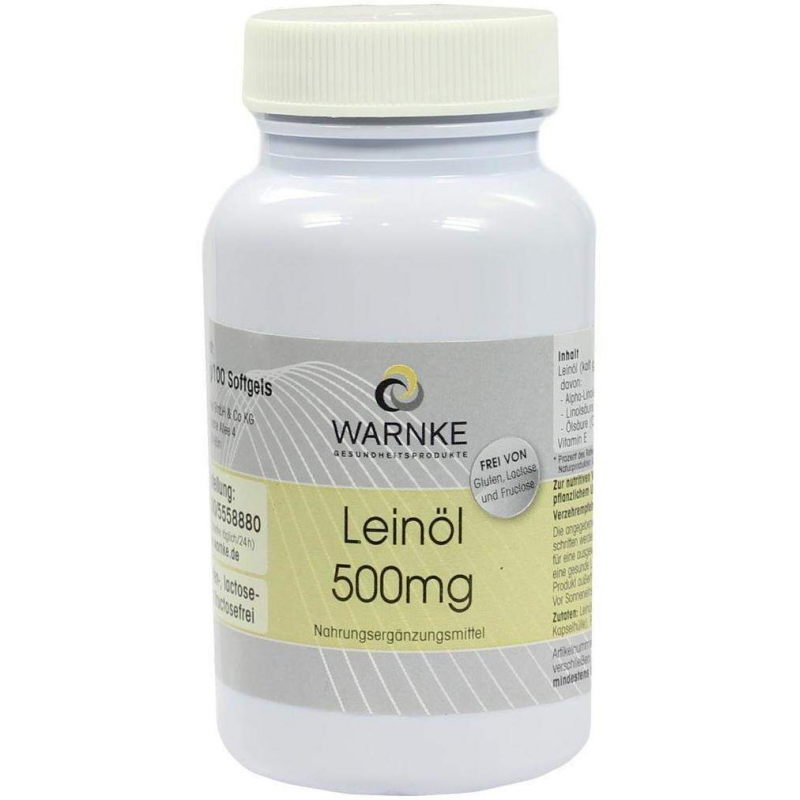 Leinöl 500 mg 100 Kapseln