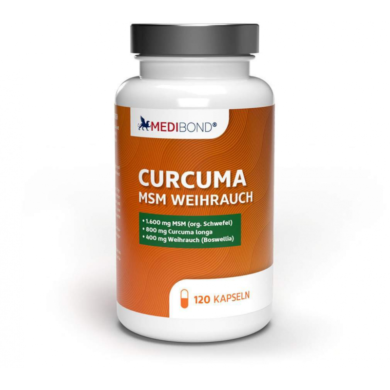 Curcuma MSM Weihrauch Medibond 120 Kapseln