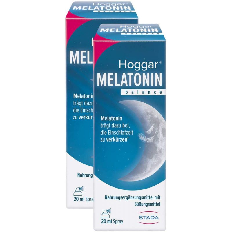 Hoggar Melatonin Balance Spray 2 x 20 ml
