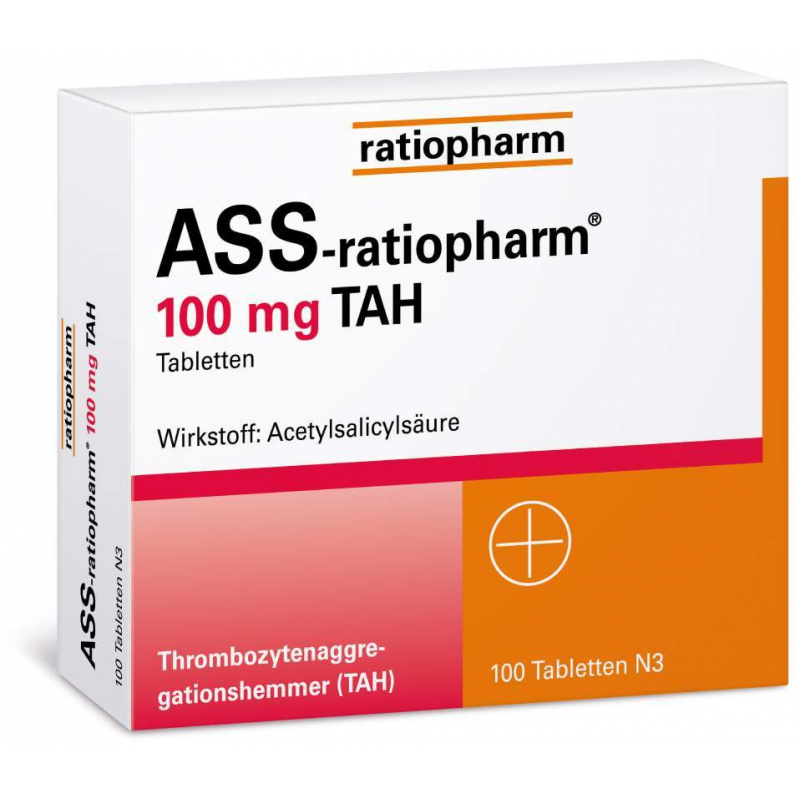 ASS-Ratiopharm 100 mg TAH 50 Tabletten