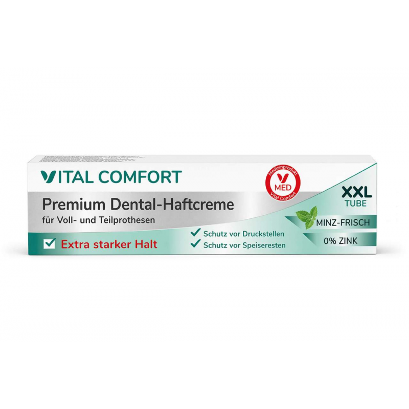 Vital Comfort Prothesen-Haftcreme mit Minzgeschmack 70 g Tube
