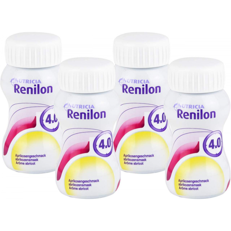 Renilon 4.0 Aprikosengeschmack 4 X 125 ml Flüssigkeit