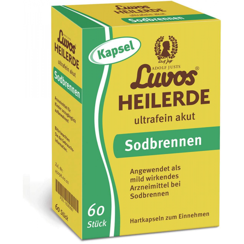Luvos Heilerde ultrafein akut Sodbrennen 60 Kapseln